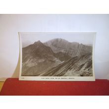 CIOR MHOR FROM TOP OF GOATFELL BRODICK, ISLE OF ARRAN used postcard RP 1948 pm =