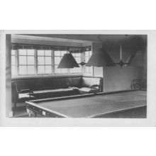 Deserted Billiards Table in Very Bright Pub Magazine Old Postcard