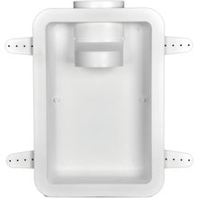 Dundas Jafine DRB4XZW Recessed Dryer Vent Box, 4", White