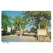 TAOS PLAZA, New Mexico postcard =