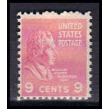 814 9c William Harrison Barely Clears MNH B0305