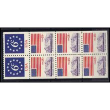 1892-1893a Stars and U.S. Flag Very Fine MNH Pane/8 Z5661