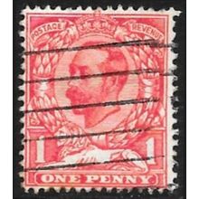 1911 -1912 King George V - 1d Red Used C5