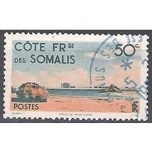 Somalis 1947 Michel 288 O Cote (2005) 0.40 € Poste de Khor-Anghar Cachet rond