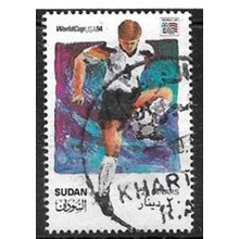Sudan WORLCUP USA 94 OBLITERE ( USED )