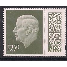 GB 2024 KC 3rd £2.50 Gooseberry Green Machin Used SG V5026 ( J903 )
