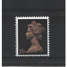 GB.SG744 1s 9d Dull Orange and Black.Mounted Mint.Jul25b