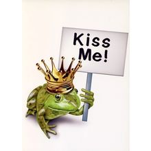 Kiss Me - Tree Free Greeting Card - 14437