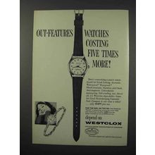 1960 Westclox Ballet Watch Ad - Out-Features