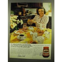 1974 Maxim Coffee Ad - Patricial Neal