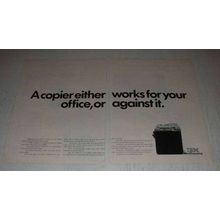 1974 IBM Copier Ad - Works For Your Office