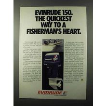 1979 Evinrude 150 Outboard Motor Ad - Quickest Way