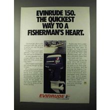 1979 Evinrude 150 Outboard Motor Ad - Quickest Way