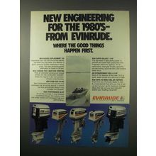 1979 Evinrude Outboard Motors Ad - New Engineering