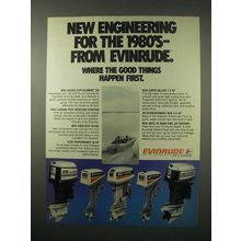 1979 Evinrude Outboard Motors Ad - New Engineering