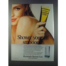 1981 Neutrogena Rainbath Shower Gel Ad - Shower Smooth