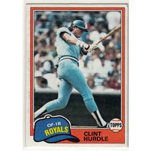 1981 Topps baseball card 98 Clint Hurdle - Royals