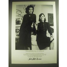 1974 Saks Fifth Avenue Dress Ad - Revelations, in black