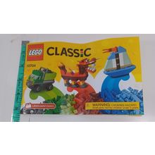 LEGO Classic 10704 Instruction Book Manual Only no legos