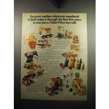 1973 Fisher-Price Toys Ad - For every mother who's ever wondered