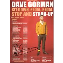 Dave Gorman Comedian Hand Signed Theatre Flyer