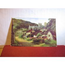 KEWSTOKE VILLAGE, near Weston super Mare, SOMERSET unused postcard Valentine =