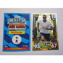 426. Victor Wanyama - MOTM - Tottenham - Match Attax 2017/18 Football Card EF1