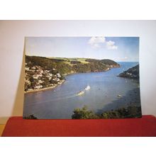 ESTUARY OF THE RIVER DART, DARTMOUTH, DEVON unused postcard by DRG =