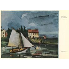Sailing Boat by Maurice Vlaminck Vintage Art Painting Postcard
