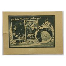 Original WW2 Russian/Soviet Air Drop Leaflet. - Code 2866. - 1944.