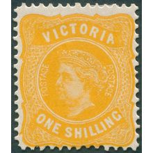 Victoria 1901 1s yellow-orange Type A SG394 unused