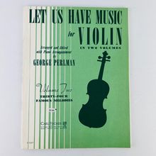 Let Us Have Music For Violin Volume Two Paperback Sheet Music Book