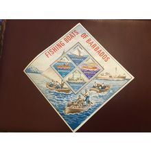 ICOLLECTZONE Barbados 395A Boating Sheet VF NH