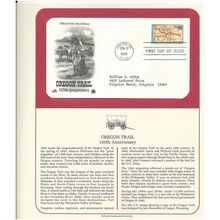 OREGON TRAIL 150th ANNIVERSARY ' OFFICIAL FIRST DAY of ISSUE ' (1993)