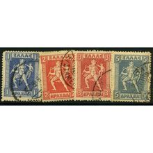 1913/1924 4 different values - fine used (o)