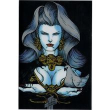 LADY DEATH ' MEGA ' Chromium card # 34 (1997)