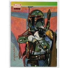 STAR WARS ' GALAXY series 1 ' card # 127 (1993)