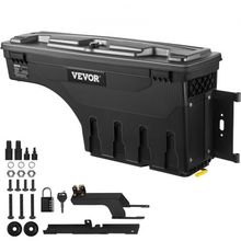 Truck Bed Storage Box, Lockable Swing Case with Password Padlock, 6.6 Gal/25...