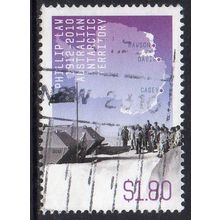 AAT 2012 Birth Centenary of Phillip Law - Researchers, Flag & Map $1.80 Used
