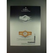 1988 Ebel 1911 Watch Ad - Architects of Time!