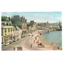 GEORGE STREET, OBAN, SCOTLAND unused vintage postcard =