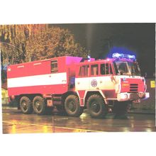 firetruck; special emergency and repair vehicle on TATRA 815 VT 8x8 chassis