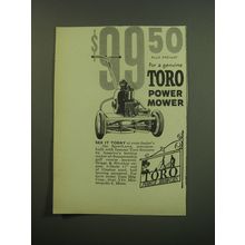 1949 Toro Power Mower Ad - $99.50 plus freight for a genuine Toro Power Mower