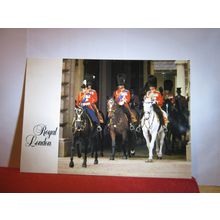 TROOPING THE COLOUR, LONDON. unused postcard by T B. =