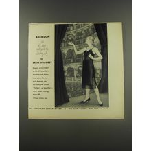 1956 Barbizon Slip Ad - Barbizon sets the stage.. and you're the Leading Lady