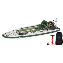 Sea Eagle FS126 Pro Watersnake Motor Fishing Rig Pkg Inflatable SUP Paddleboard