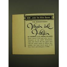 1961 Virgin Isle Hilton Hotel Advertisement - Now Under the Hilton Banner