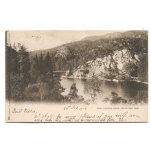 Postcard UK Scotland Perthshire Loch Katrine above pier Tucks undivided 1902