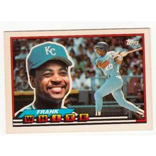 1989 Topps Big Frank White card #200 - Royals