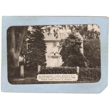 Rhode Island Wickford Postcard Old Narragansett Church Photo Type card~1206